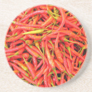 Red Chili's Zandsteen Onderzetter