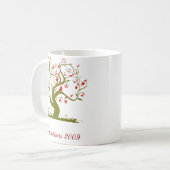 Red Christmas Bird Mok (Voorkant links)