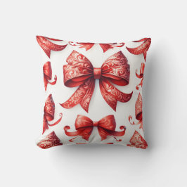 Red Christmas Bows Kussen