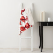 Red Christmas Bows Sherpa Deken (In situ)