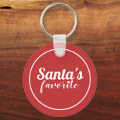 Red Christmas Bows Sleutelhanger (Achterkant)