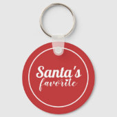 Red Christmas Bows Sleutelhanger (Achterkant)