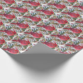 RED CHRISTMAS CARDINAL CADEAUPAPIER (Hoek)