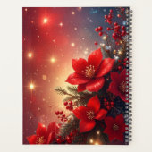 Red Christmas Floral Holiday Planner (Dos)