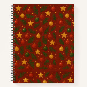 Red Christmas Notitieboek – Classic Holiday Journa