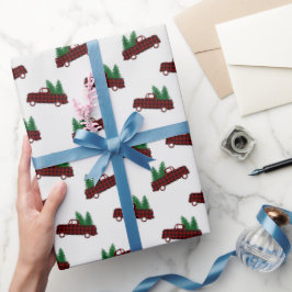 Red Christmas Pattern  Cadeaupapier