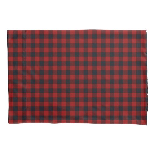 Red Christmas Pattern Fleece Blanket Kussensloop (Voorkant)