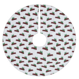 Red Christmas Pattern  Kerstboom Rok