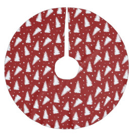 Red Christmas Pattern  Kerstboom Rok