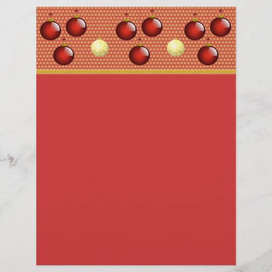 Red Christmas Stationery (Voorkant)