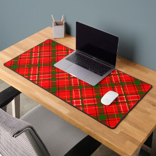 Red Christmas Tartan Plaid Pattern Design Bureaumat