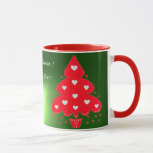 RED CHRISTMAS TREE HOLIDAY PARTY green Mok