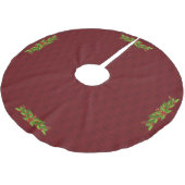 Red Christmas Tree Skirt Kerstboom Rok (Gekanteld)
