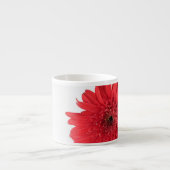 Red Chrysanthemum Minimalisme Coffee Mug Cup (Devant)