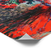 Red Chrysanthemum, Monet Poster (Hoek)