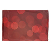 Red circle Pillowcase  Kussensloop (Achterkant)