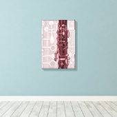 Red Clarinet Canvas Afdrukken (Insitu (Houten vloer))