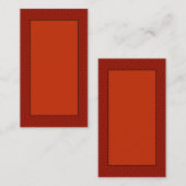 Red Classic  Visitekaartjes (Voorkant / Achterkant)