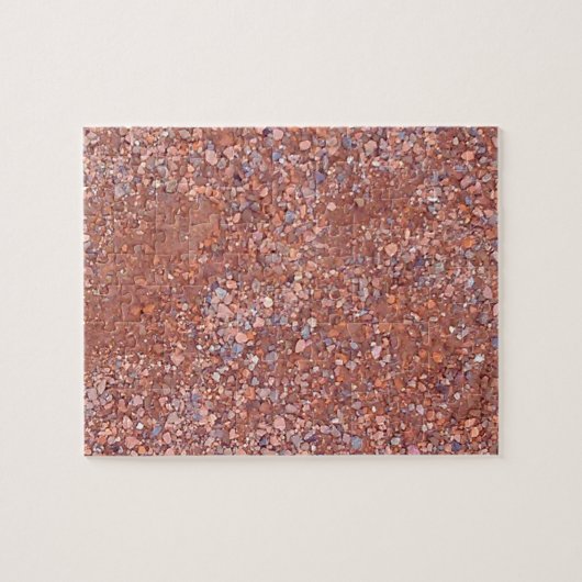 Red Clay Court, grind, Shale Stone Brick, Tennis Legpuzzel (Horizontaal)