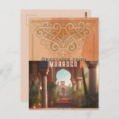 Red Clay Marokko Stone - Briefkaart (Voorkant / Achterkant)