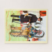 Red Cloud, een indianenleider uit India Legpuzzel (Horizontaal)