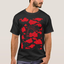 Red Cloud en Sun T-shirt voor volwassen mannen en 