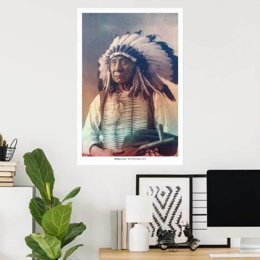 Red Cloud I Poster (Thuiskantoor)