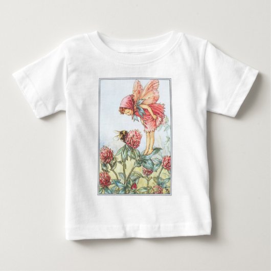 Red Clover Fairy Baby Toddler T-shirt (Voorkant)