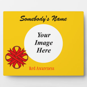 Red Clover Ribbon Sjabloon door Kenneth Yoncich Fotoplaat