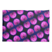 Red Clover Wildflower Abstract Patroon Kussensloop (Achterkant)
