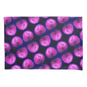 Red Clover Wildflower Abstract Patroon Kussensloop (Voorkant)