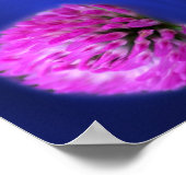 Red Clover Wildflower Abstract Poster (Hoek)