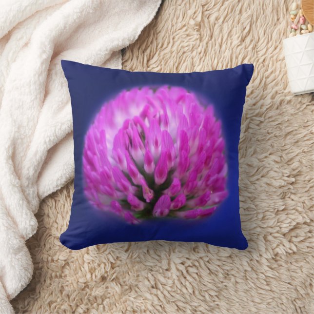 Red Clover Wildflower Kussen (Deken)