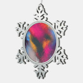 "Red Clusters" Snowflake Ornament (Rechts)