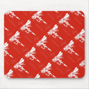 "Red Coachman"-forel Fly Mousepad Muismat