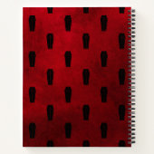 Red Coffins Gothic Sketch Notitieboek (Achterkant)