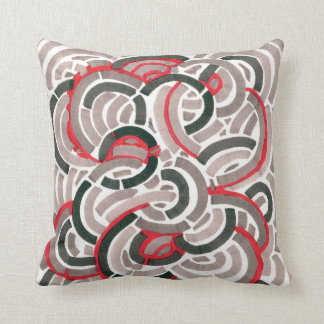 Red Coils Pillow Kussen