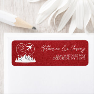 Red Colorado Passport Etiket