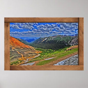 Red Cone Colorado heldere poster print