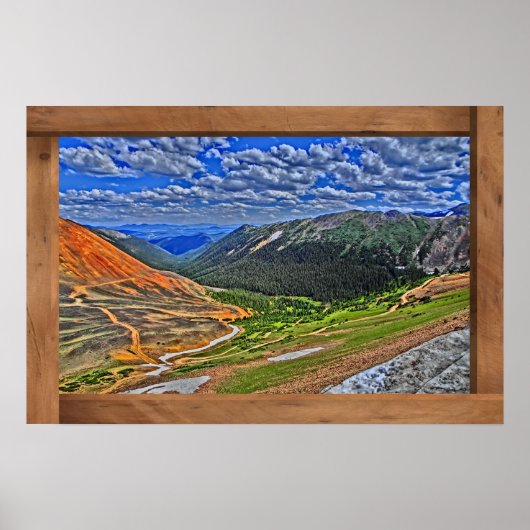 Red Cone Colorado heldere poster print (Voorkant)