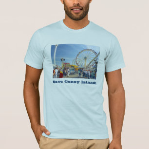 Red Coney Island! T-shirt voor volwassenen