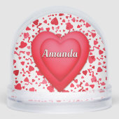 Red Confetti Hearts Personalized (Avant)