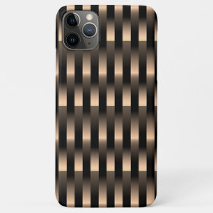 Red Copper Metallic Weave Pattern iPhone 11 Pro Max Hoesje