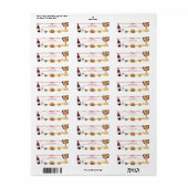 Red Coquette Bow That's Amore Etiket (Full Sheet)