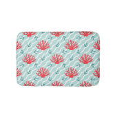 Red Coral Pattern 1 Badmat (Voorkant)