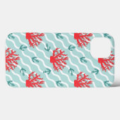 Red Coral Pattern 1 Case-Mate iPhone Case (Achterkant (horizontaal))