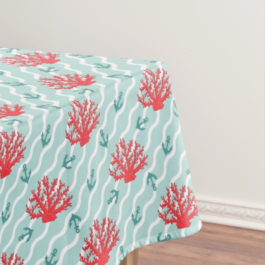 Red Coral Pattern 1 Tafelkleed (Voorbeeld)