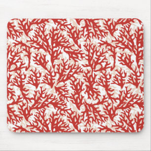 Red Coral Pattern 2 Muismat