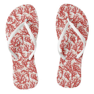 Red Coral Pattern 2 Teenslippers