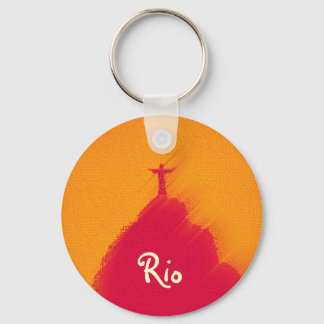 Red Corcovado Rio-Brasil Sleutelhanger